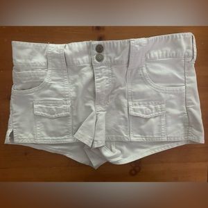 Hollister White corduroy shorts women’s